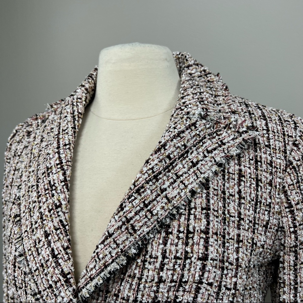 Elie Tahari Jezebel Tweed Blazer - Picture 8 of 12